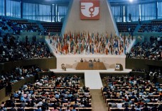 International Women’s Day has been celebrated all over the world on 8 March.  This image shows the opening of the World Conference of the International Women's Year, which took place in Mexico City in 1975. © UN Photo/B Lane