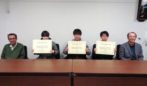 表彰式後の記念撮影